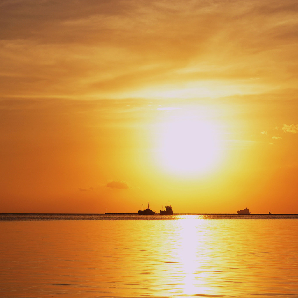 huge sunset